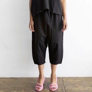 Atelier Delphine - Kiko Pant in Crinkled Cotton - Black